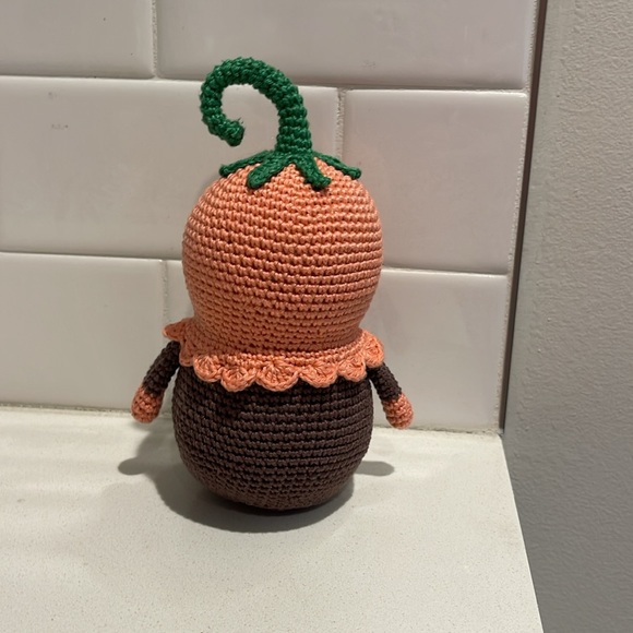 Handcrafted Campanula Bell Flower Gnome Spring Summer Decor Amigurui Crochet - Picture 7 of 9